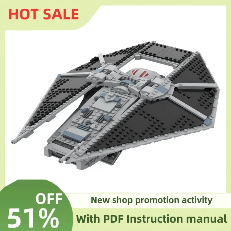 

New 550Pcs Famous Star Battle Movie Moc Te Reaper Spacefighter Model Creative Ideas Child Toy Birthday Gifts Building Blocks