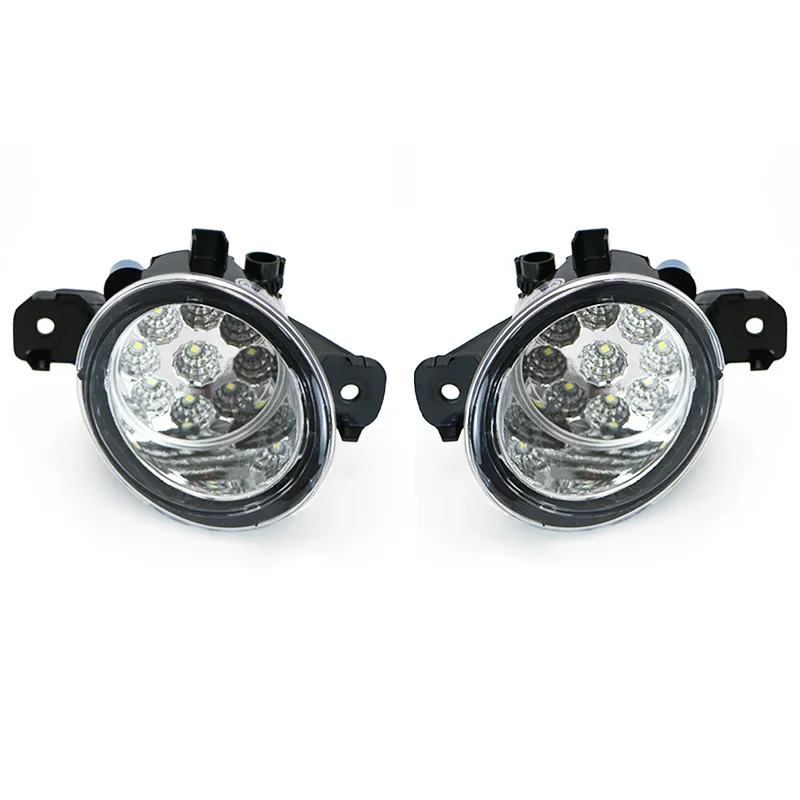 

Pair Left&Right White/Yellow LED Fog Light For Nissan Renault Infiniti Samsung QM5 Vauxhall Opel Front Bumper Anti Fog Light