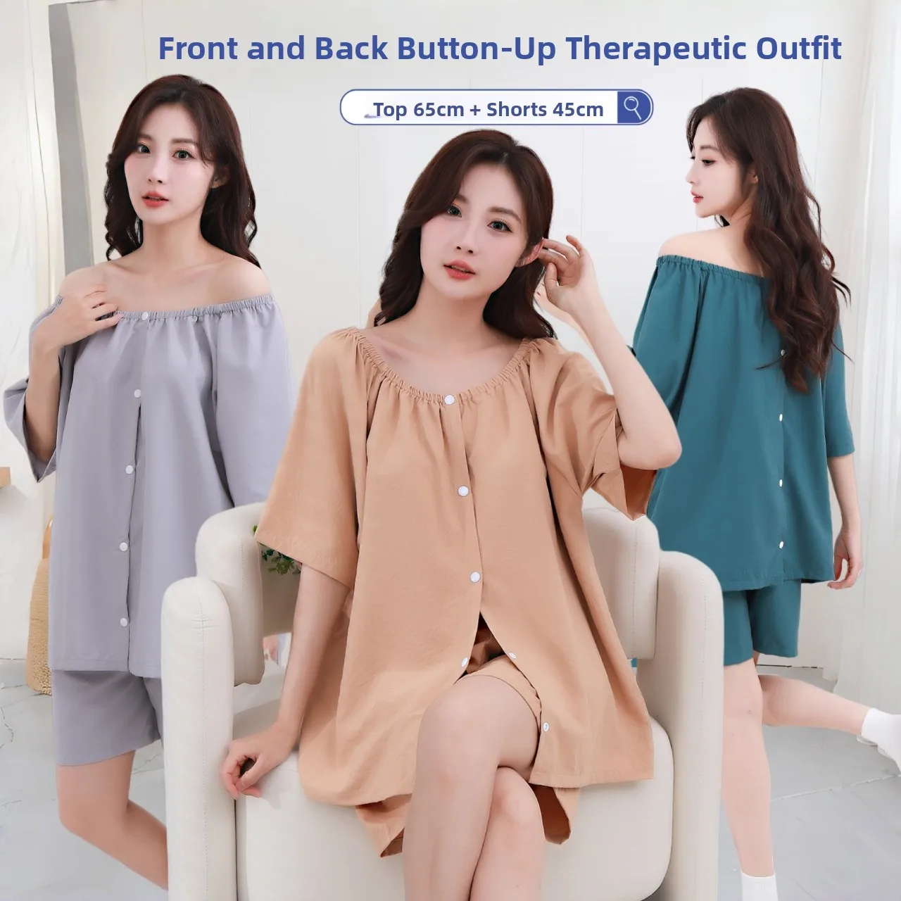 

Мягкий хлопковый массажный терапевтический набор с открытием Ba, акупунктурный скрабирующий массажный халат с передним и ба-открытием St для мужчин и...