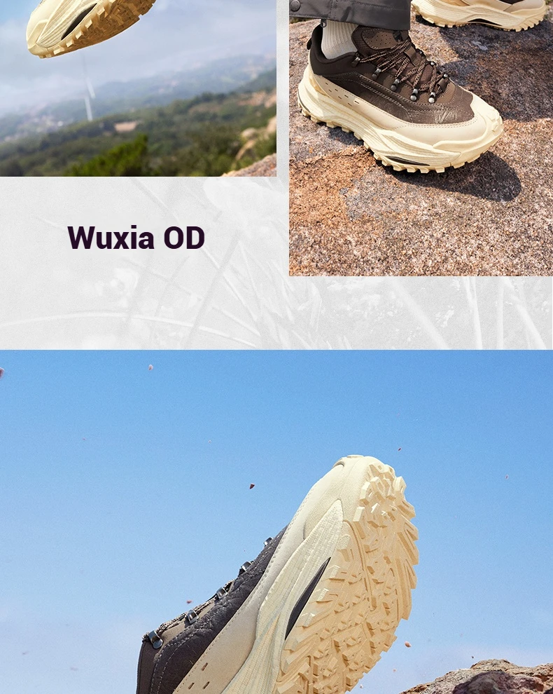 361 Degrees Men Running Shoes New Featherlight Soft Breathable Rebound Cushioning Grippy Outdoor Hiking Sneakers Male 672542214