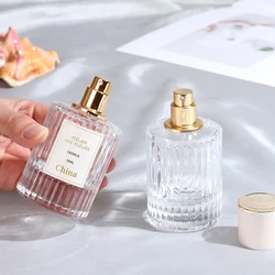 30/50ML Perfume Glass Spray Bottle Portable Clear Cosmetics Perfume Atomizer High Capacity Empty Bottles Refillable