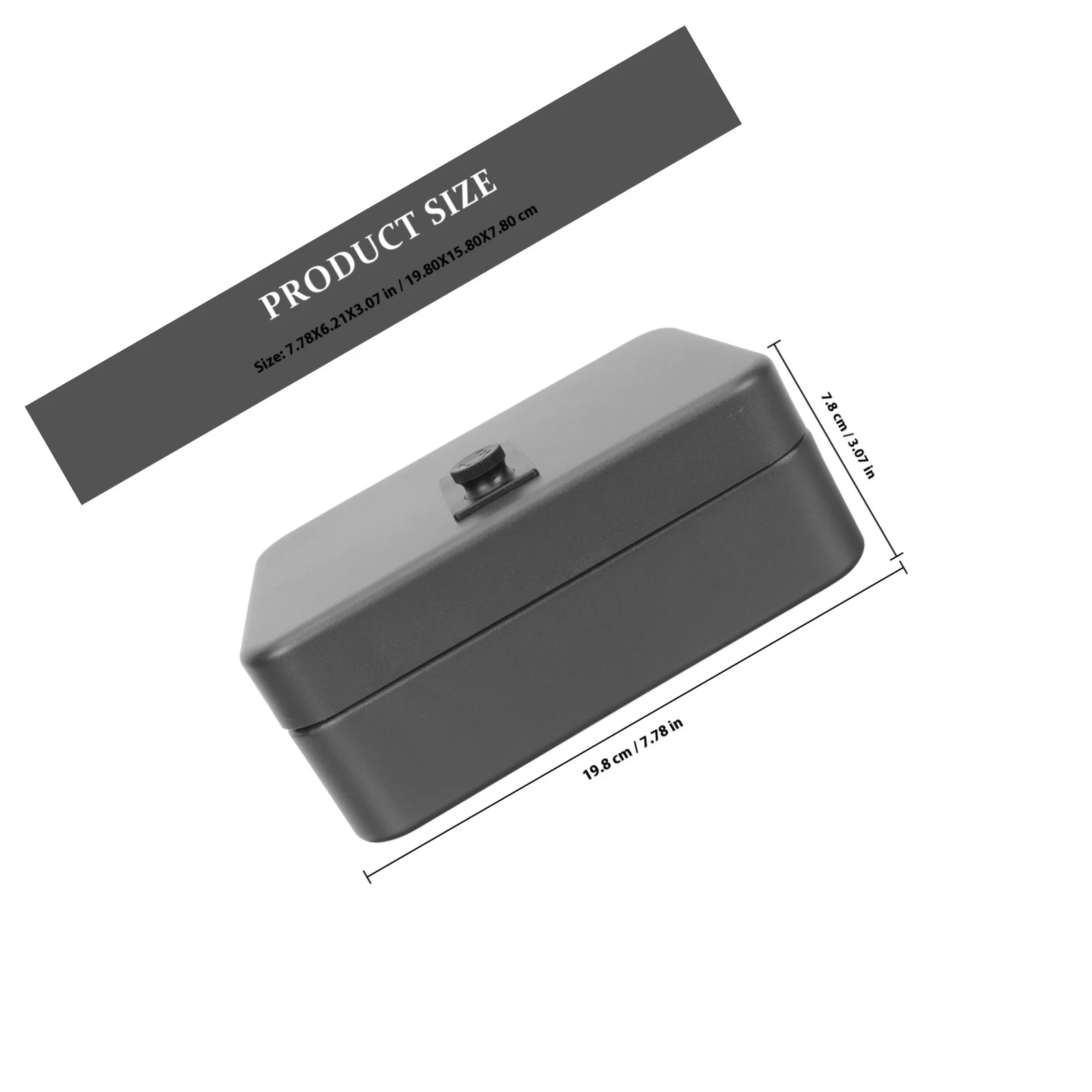 1Set Key Box قفل بكلمة مرور 20 فتحة خزانة إدارة المفاتيح المثبتة على الحائط صندوق رمز أمان معدني مقاوم للخدش #2