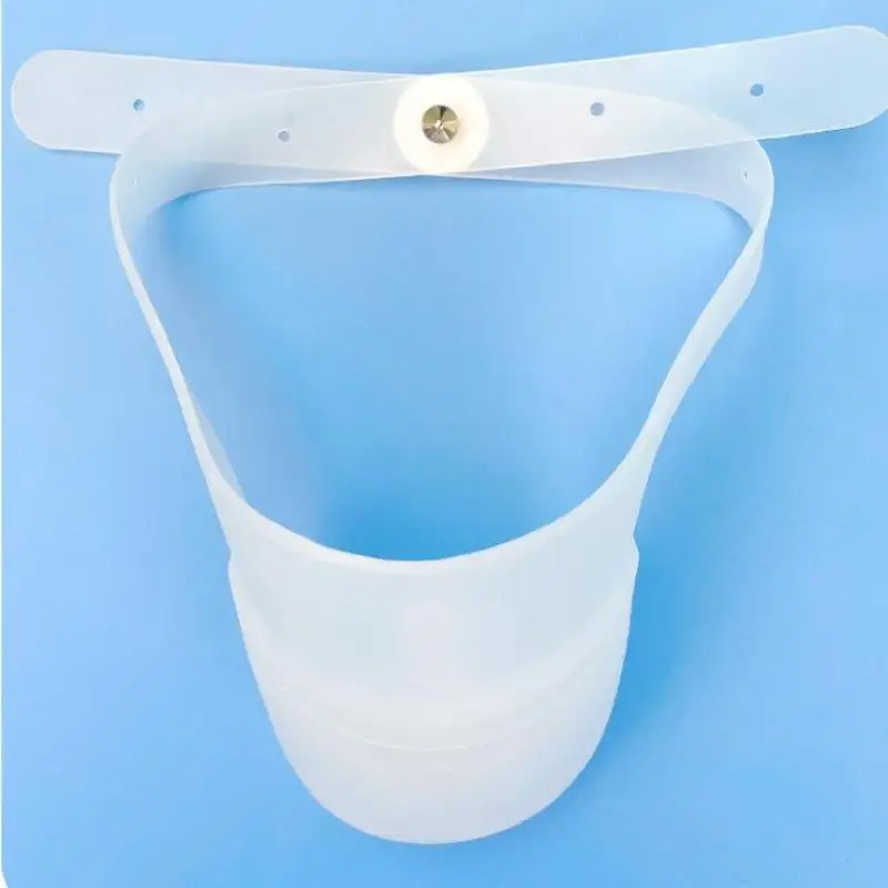 Trach Shower Covers Shield Tracheotomy Bathing Laryngeal Mask Silicone Waterproof Breathable Bath Neck Brace fast shipping