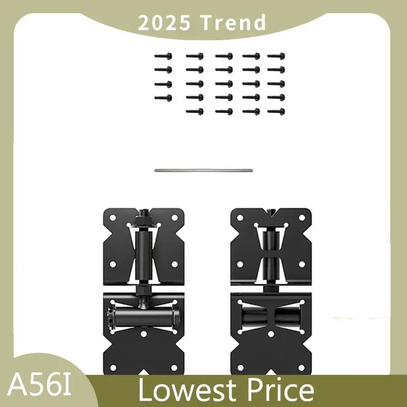 ABDD Self Closing Gate Hinge Heavy Duty 90 Degree Adjustable With Installation Screws And Swing Adjuster Tool For Fences