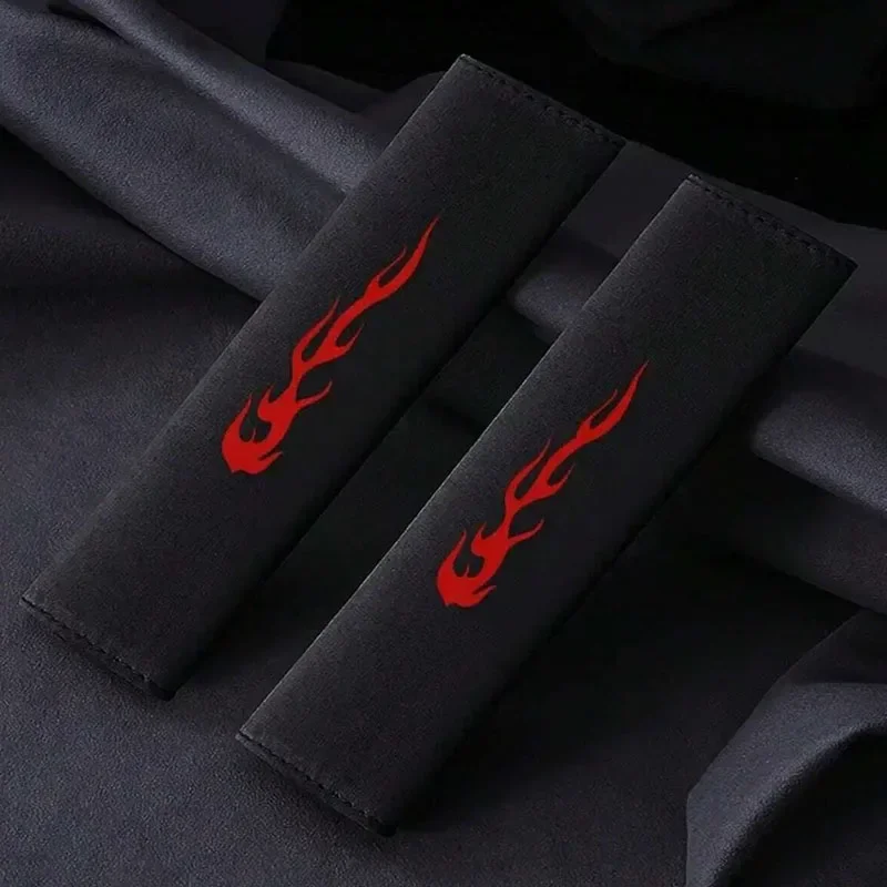 2 Pcs Car Seat Belt Shoulder Pads - Thickened Anti-Choking Protection, Soft Shoulder Pads for Driver and Passenger, Compatible W
