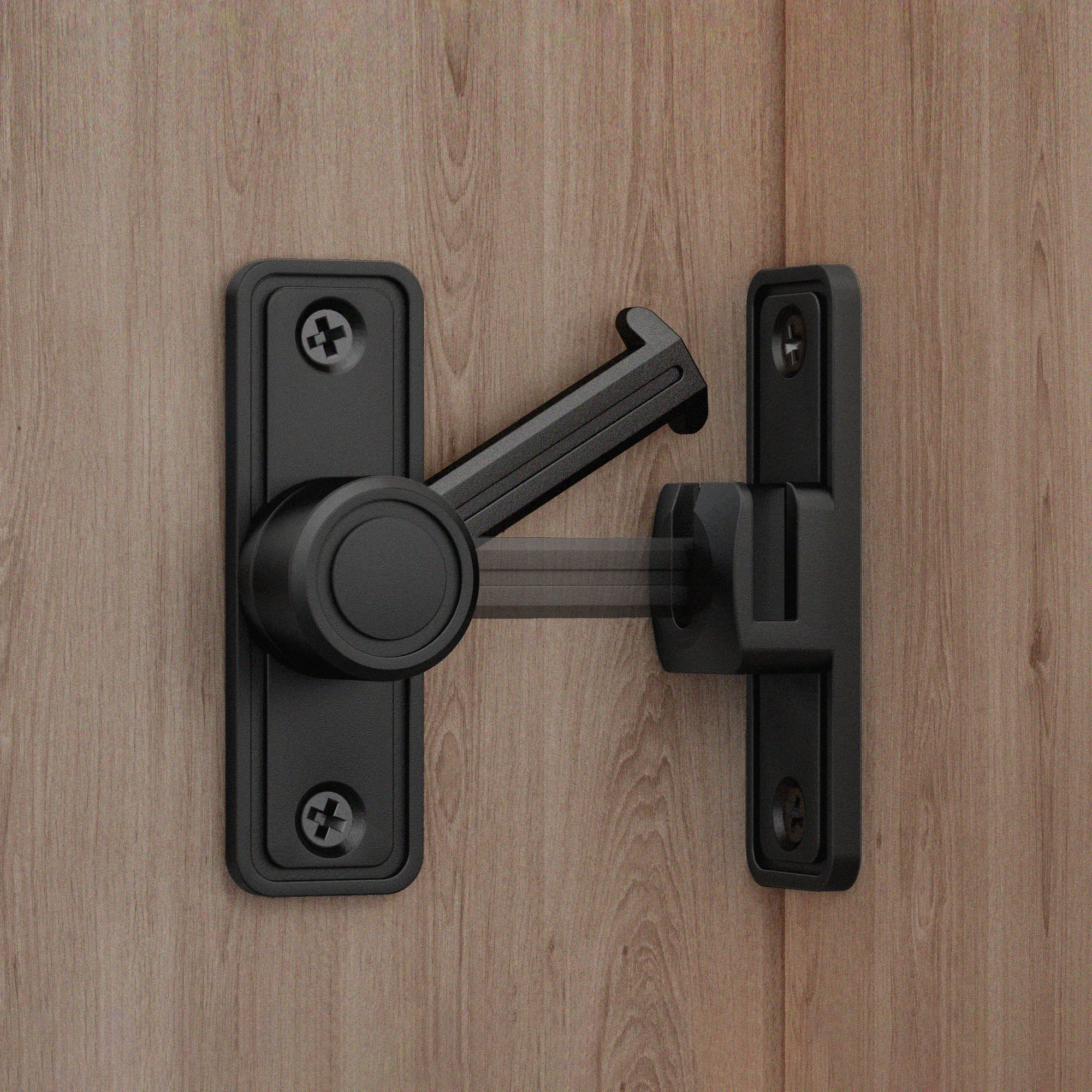 1/2pcs Heavy-Duty Zinc Alloy Hasp Lock 90/180° Swivel Secure Sliding Latch for Barn Window Drawers Cabinet Locks Door Hook Latch
