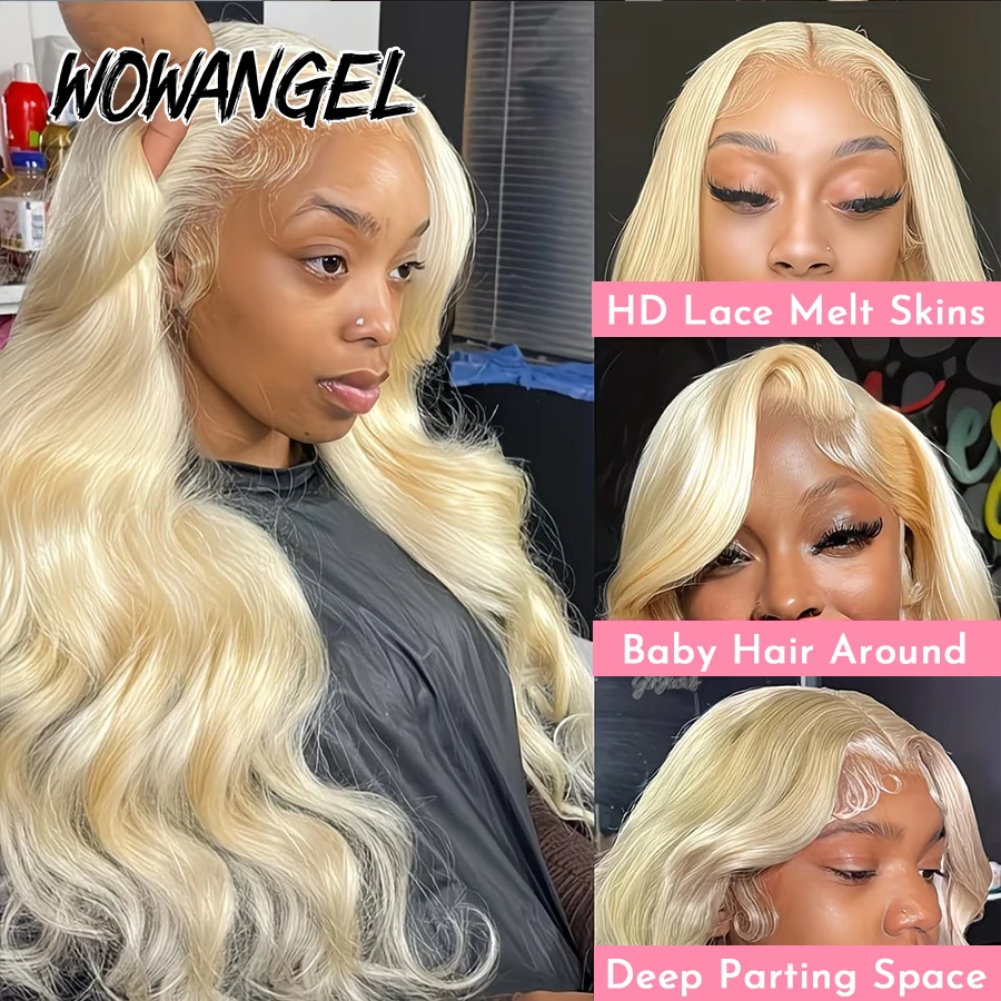 WOWANGEL 613 Sarı Renkli Dalga - 613 Blonde Body Wave Lace Front Wig incelemesi ve fiyatı