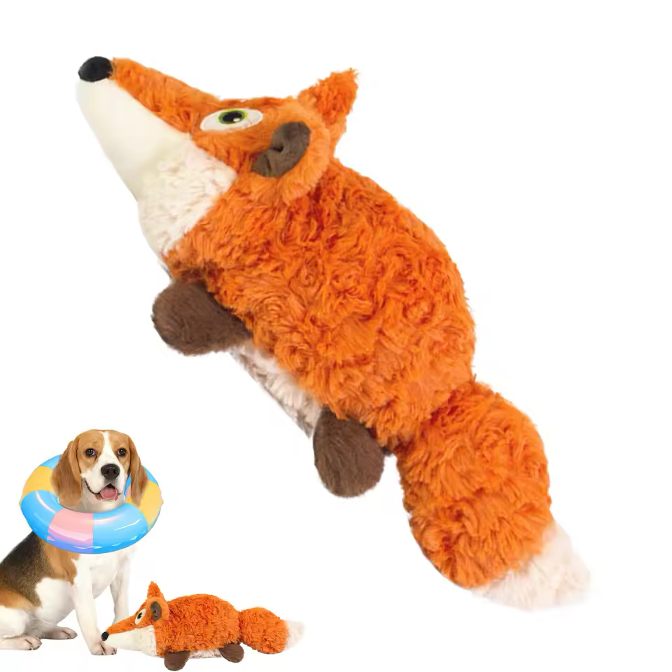 Automatic Tail Wagging Dog Toy Soft Washable Cover Interactive and Emotional Support Wear Resistant Pet Toy