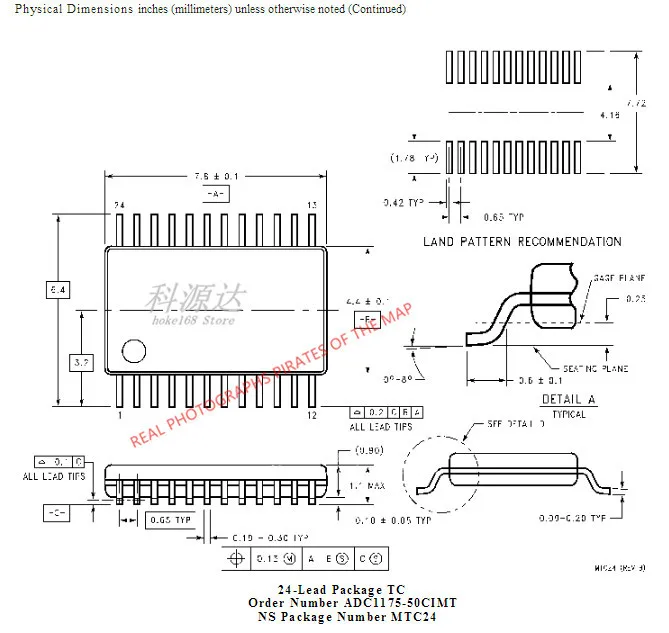 5pcs/lot ADC1175-50CIMT  ADC1175  Applicable To The Game Machine Components