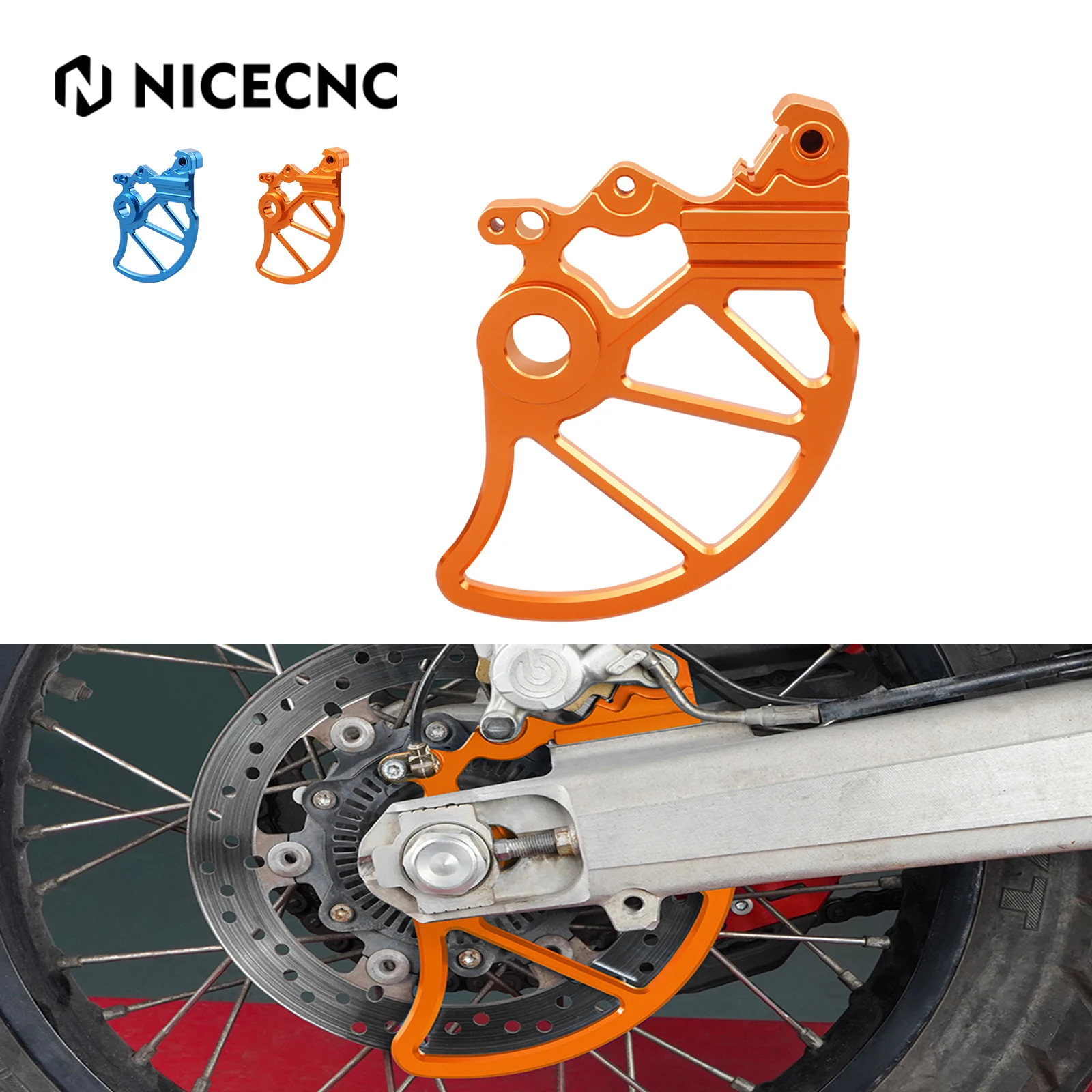 

For 2016-2024 Husqvarna 701 Enduro CNC Rear Brake Disc Guard Protector For KTM 690 Enduro R 2014-2023 GasGas 700 ES 2022-2024