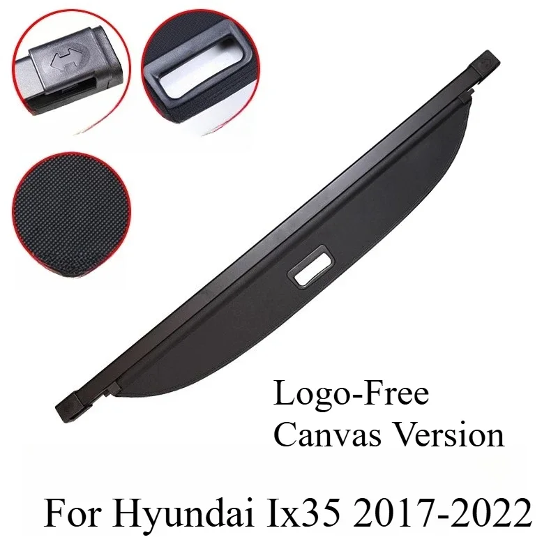 Kofferbak Baffle Gordijn voor Hyundai Ix35 2010-2022 – Tail Box Baffle, Opslag Auto Modificatie Accessoire