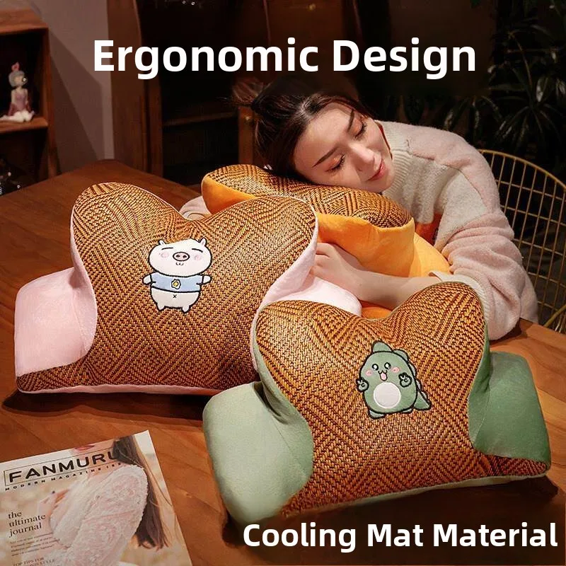 nap-pillow-for-children-students-desk-nap-pillow-cool-mat-side-sleeping-pillow-leisure-soft-cushion-universal-for-everyone