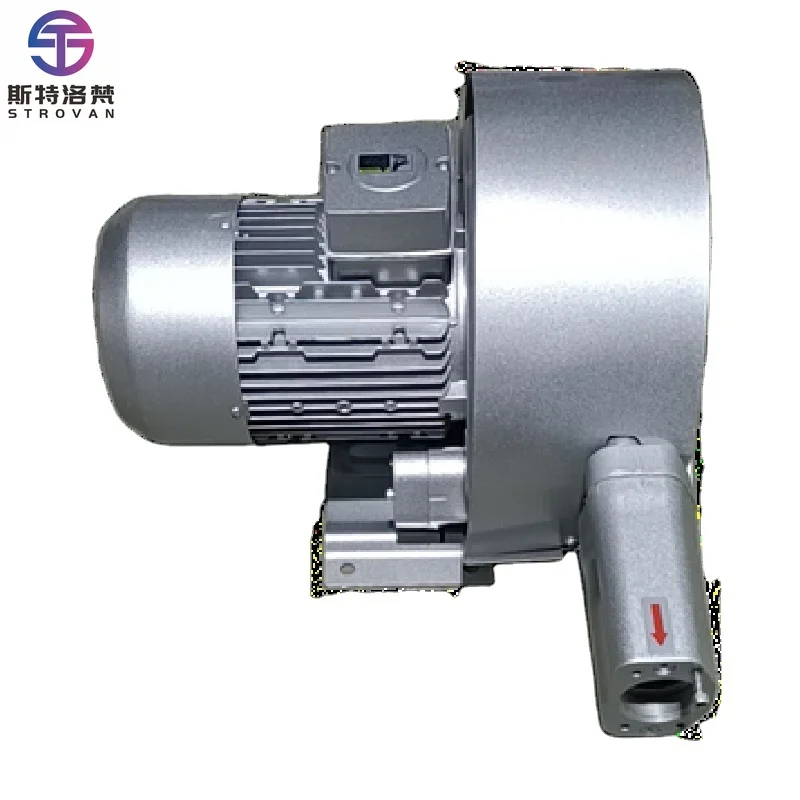Hot Sale Double Stage 380V Electric AC High Pressure Fish Pond Regenerative Blower