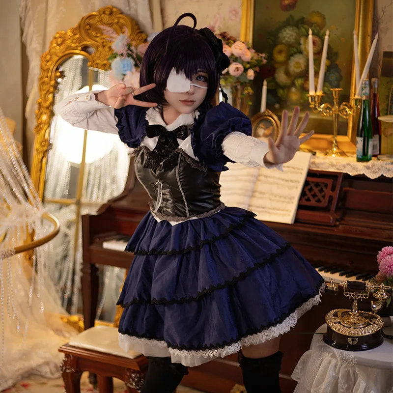 

Love, Chunibyo & Other Delusions Rikka Takanashi Cosplay - Gothic Lolita Dress for Halloween & Anime Events