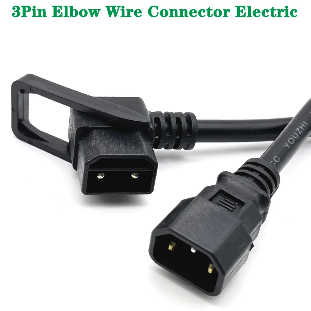 

Bicycle Battery Power Cord 2+6-hole Conversion To 3-pin Plug / 3-hole Socket with Cable Converter Output Charging Cable