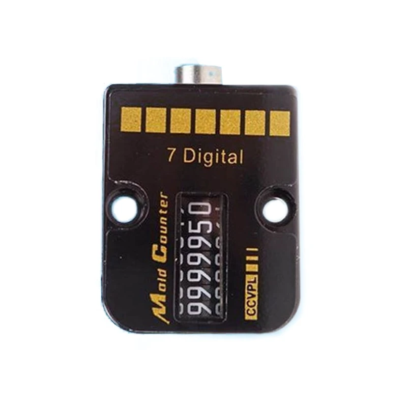 Counter Mechanical Counter 7 Digit Automatic Memory Mold Counter Square 9cm