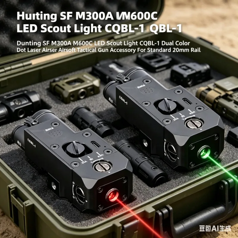 lampe-de-poche-led-exterieure-sf-m300a-m600c-cqbl-1-laser-a-double-couleur-modele-tactique-airsoft-accessoire-pour-rail-standard-de-20mm