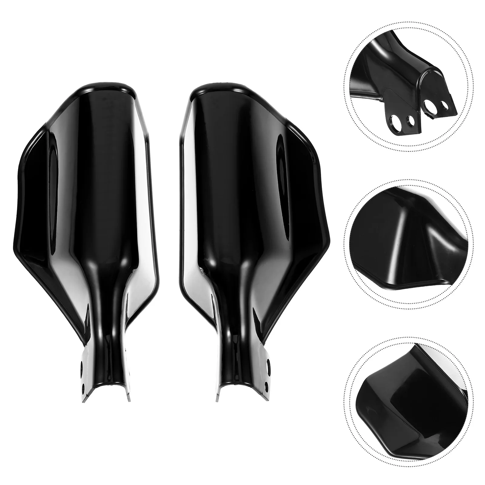 

Windproof Motorcycle Windshield Hand Bike Protector Abs Plastic Covers Handlebar Handguards