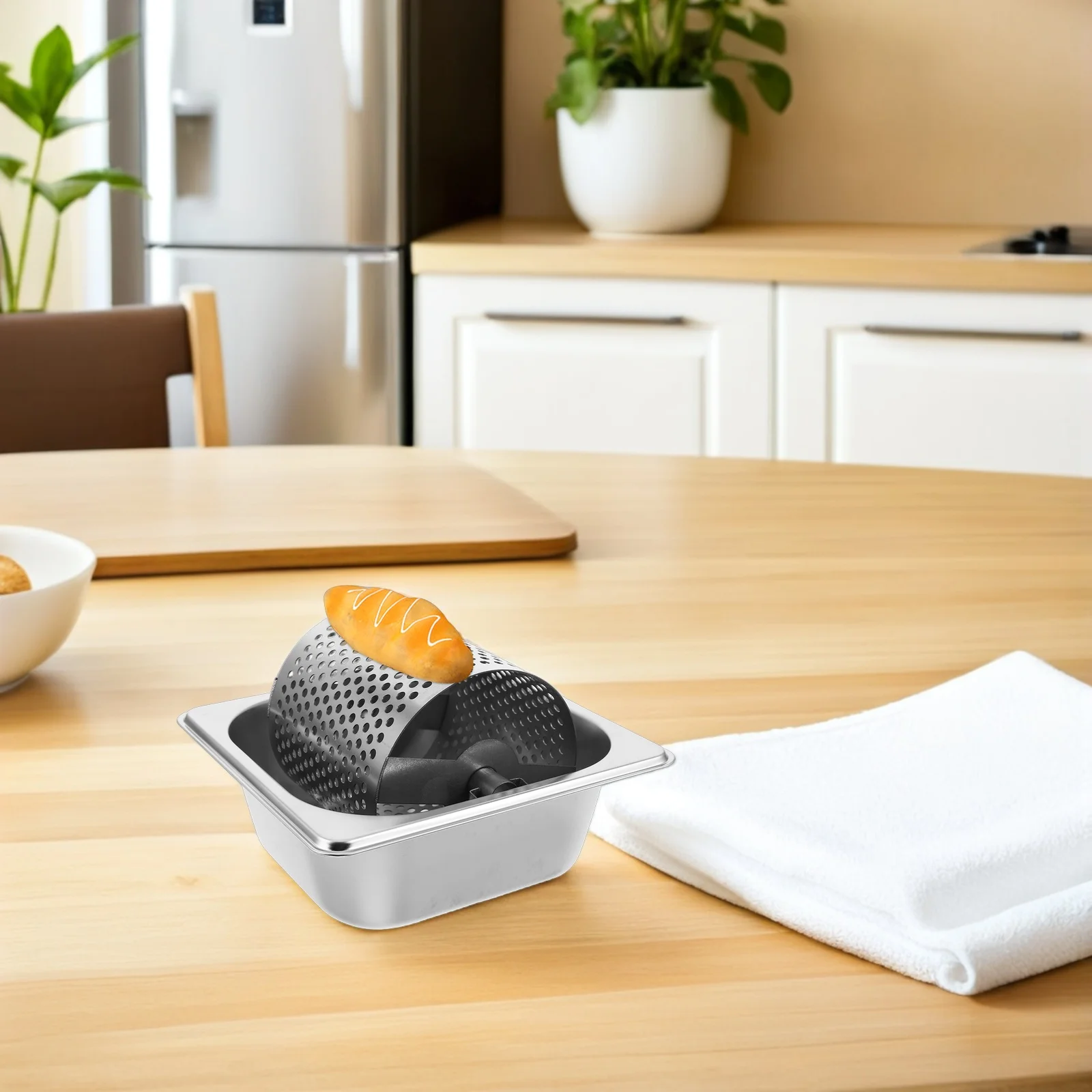 

Stainless Steel Butter Roller 1L Heavy Duty Kitchen Butter Applicator for Bbq Grilling Baking Toast Hamburger Spreader Rustproof