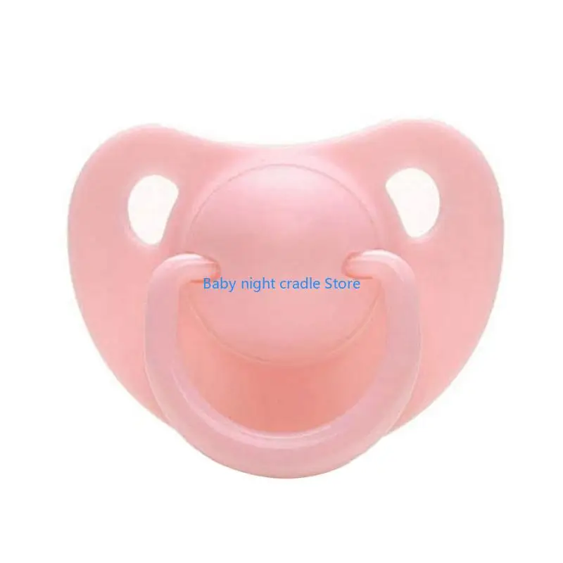 J2FF لينة سيليكون الكبار مصاصة واقعية الحلمة تصميم مهديء الكبار لعبة مهدئة لإدارة التوتر والقلق #5