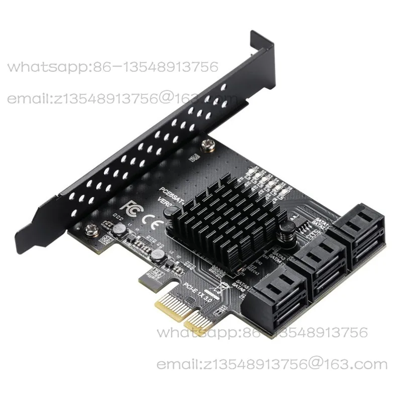 asm1166-pcie-to-sata30拡張カード-pcie30-6-8-10ポート-6g-ハードディスク拡張アダプター