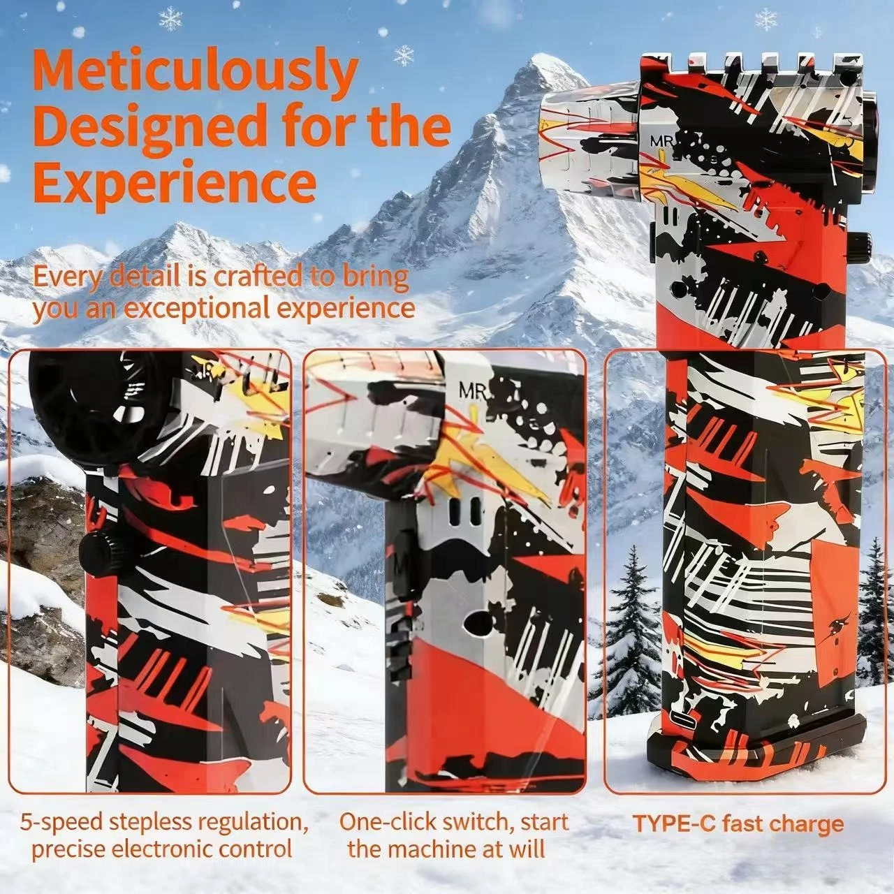 

650000 RPM X3 Pro Brushless 10000mAh Motor Electric Turbo Jet Fan High-Speed Turbo Violent Fan Rechargeable Powerful Dust Blower