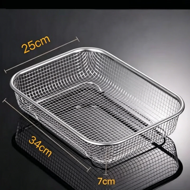 Stainless Steel Soil Sieve Mesh Handheld Sifter Garden Rock Composting Sand Filtering Tool for Home Use