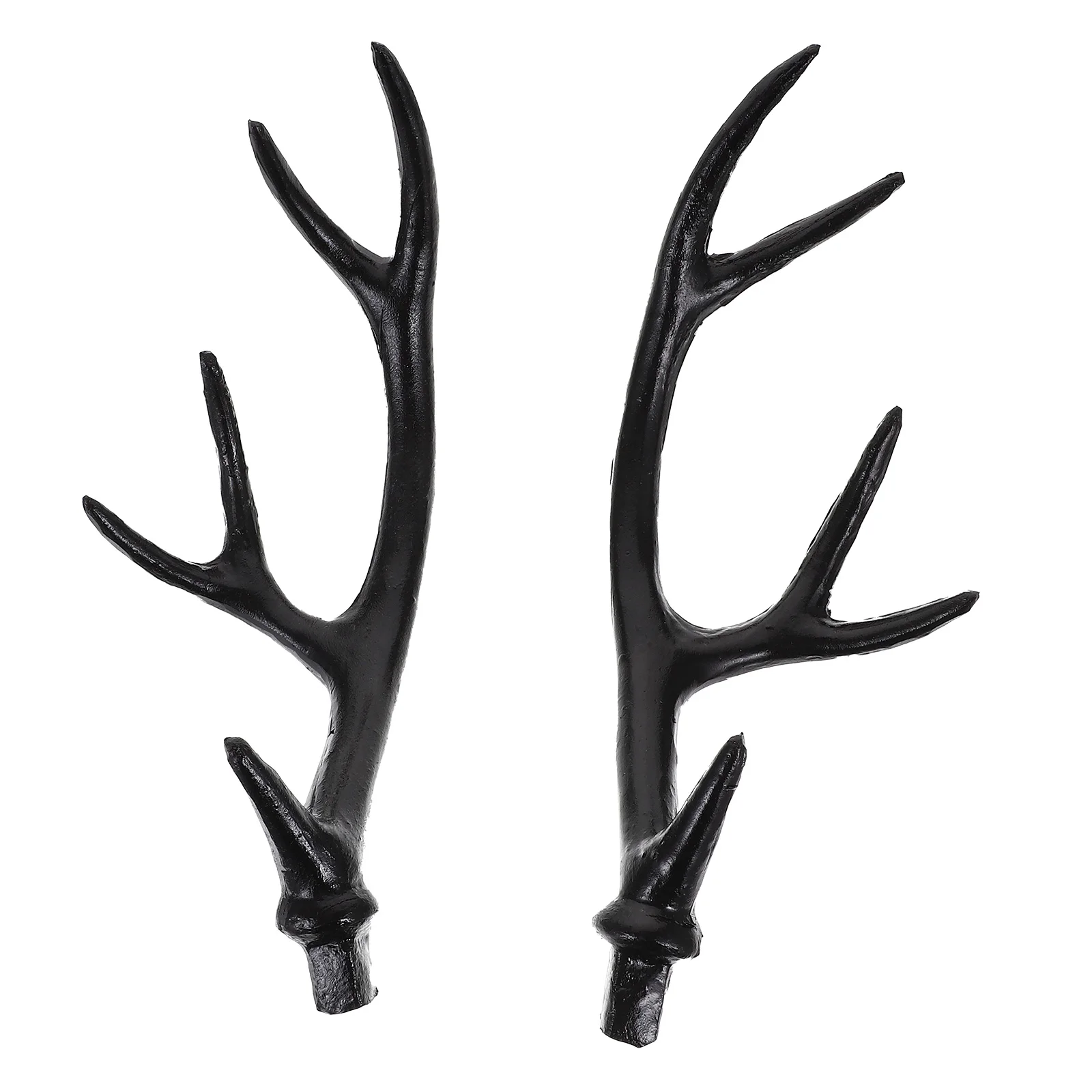 1Pair Deer Horn Hair Hoop Artificial Antler Horn Headdress Costume Cosplay Headwear Halloween Xmas Headdress Carnival Head Decor