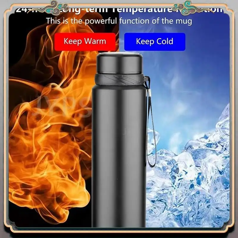 

Durable Dual Insulation Water Bottle Dual Insulation Vacuum Flask Ideal For Coffee, Tea, Water