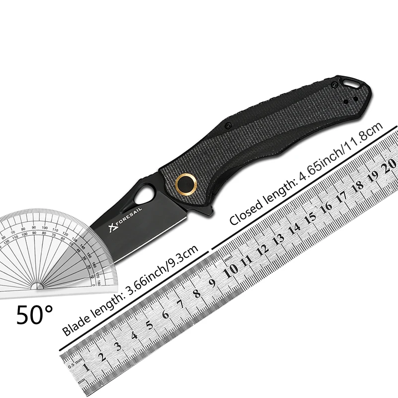 Sandvik Steel Practical Pocket knife,Reversible Deep-carry Pocket Clip,  EDC Knife Pocket knife collection folding knife