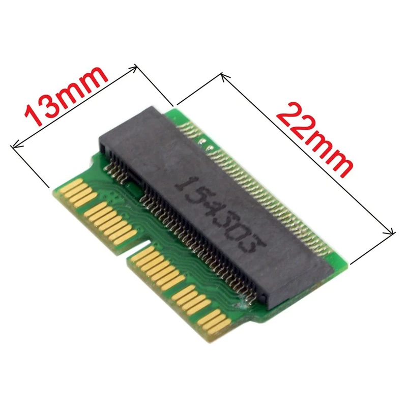 12+16Pin 2014 2015 Mac To M.2 NGFF M-Key AHCI SSD Convert Card For A1465 A1466 A1493 A1502