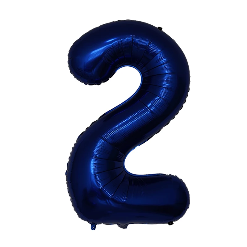 40Inch Navy Blue Number Foil Balloon 0-9 Digital Globos Children Birthday Party Decoration Baby Shower Toy Kids Graduation Gifts - view 4