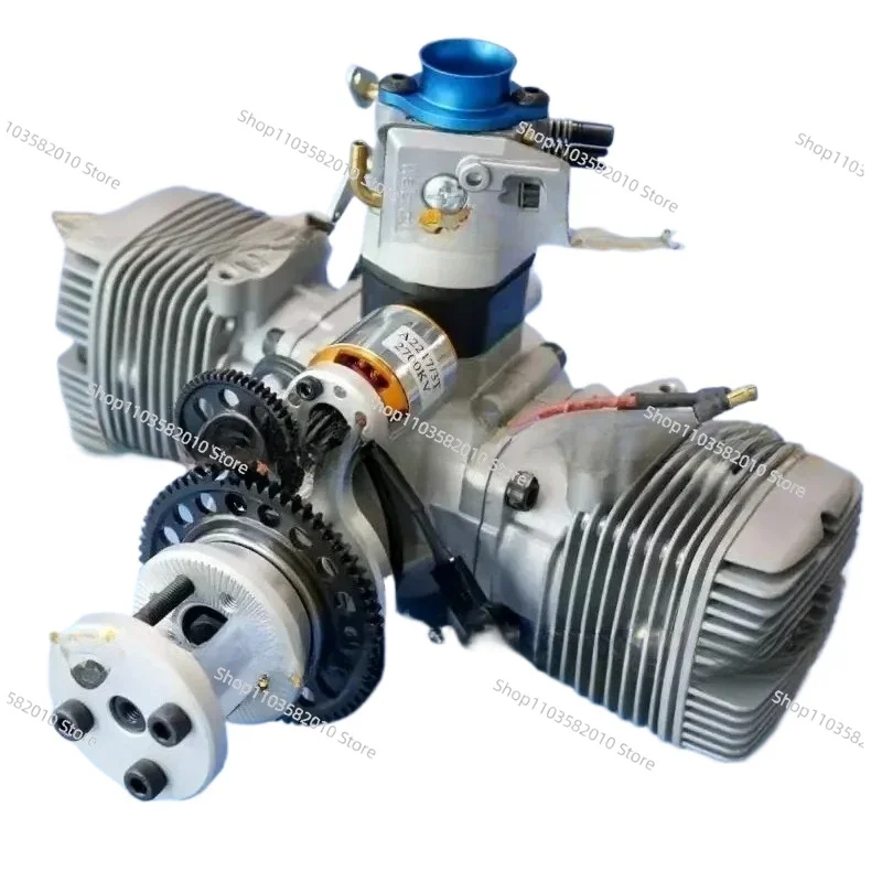 

NGH 70CC 2 Stroke 2 Cylinder Engine GTT70 with Automatic Electric Self Starter for RC Airplane