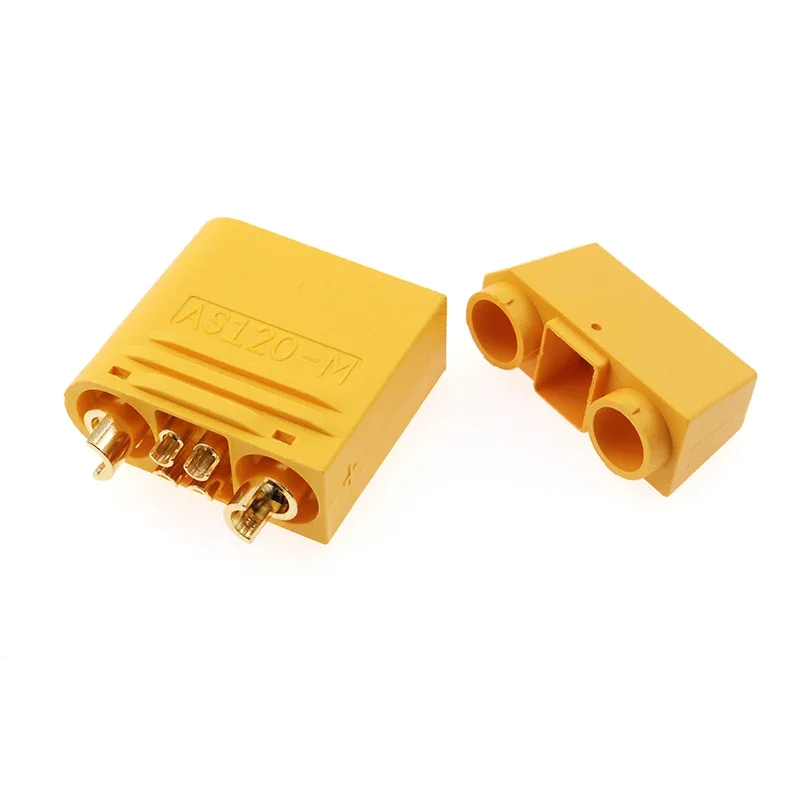 Imagem -02 - Amass-conectores Macho e Fêmea com Resistência Carregamento de Bateria de Lítio As120-m As120-f 10 Pcs