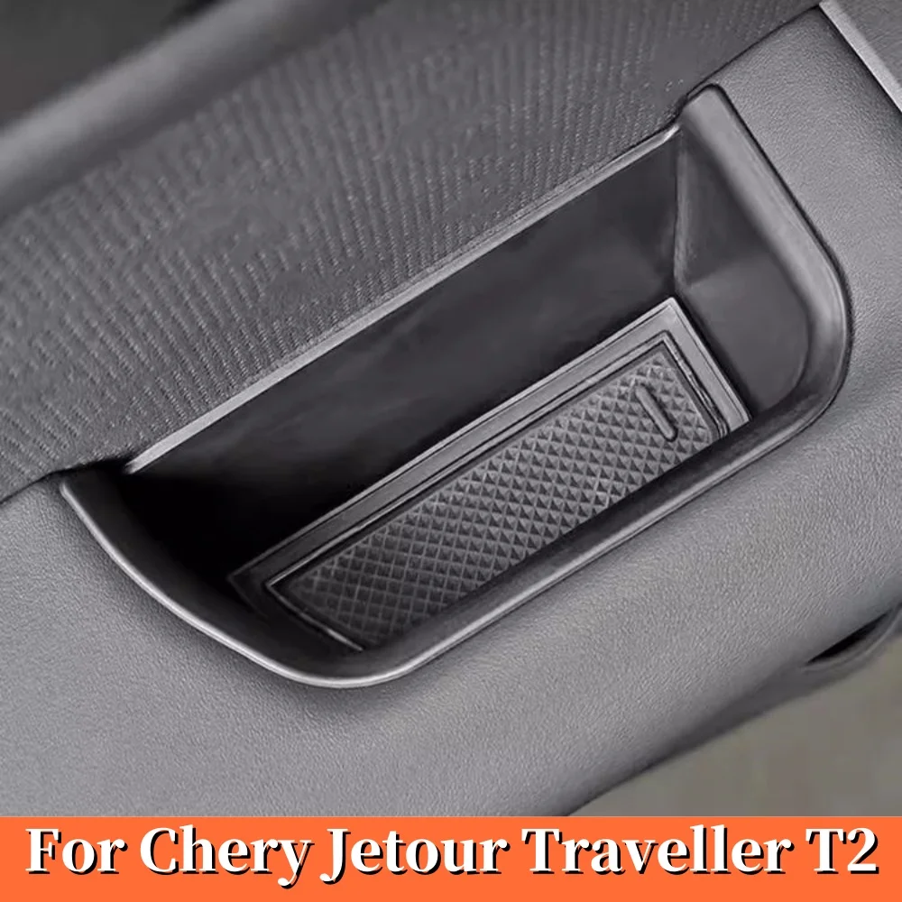 

For Chery Jetour Traveller T2 2023 2024 Car Door Storage Box Car Accessories Stowing Tidying Supplies Organizer Interior Parts