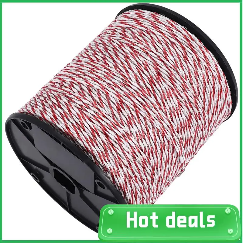 LUDA сверхнизкий провод сопротивления 500 м электрический забор электрический трос для свиней, лошади, крупного рогатого скота, овец, забор для животных