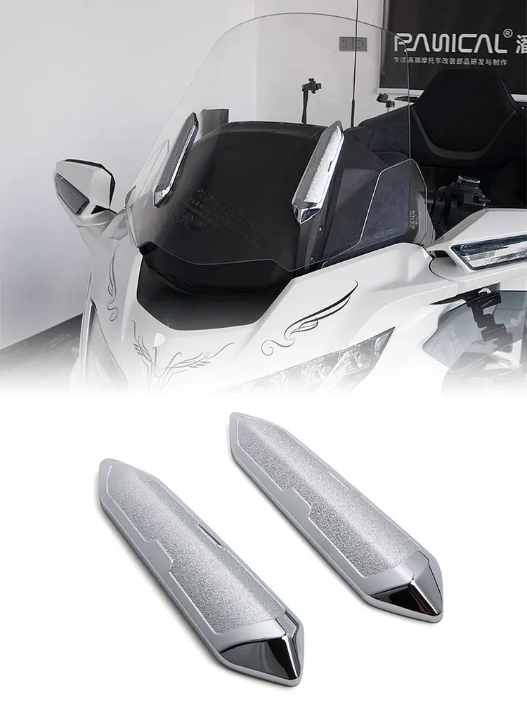 

Motorcycle Windshield Strut Cover Chrome Windscreen Trim Accessories Fits For Honda Gold Wing GL 1800 Tour DCT GoldWing GL1800