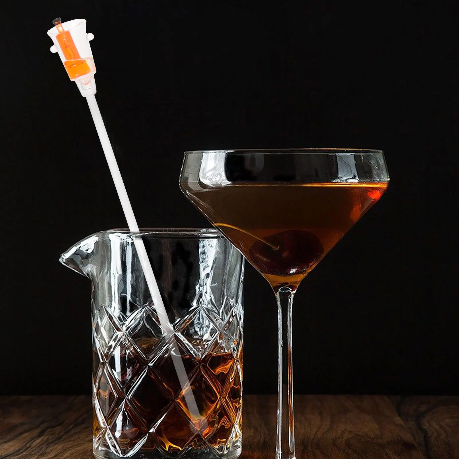 

10 Pcs Drink Stirrer Drinks Beverage Stirring Sticks Cocktail Stirrers Reusable Rods for Beverages Multi-function