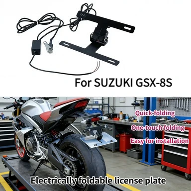 

Рамка для номерного знака SUZUKI GSX-8 - 180 ° Регулируемый кнопочный переключатель премиум-класса, простое управление