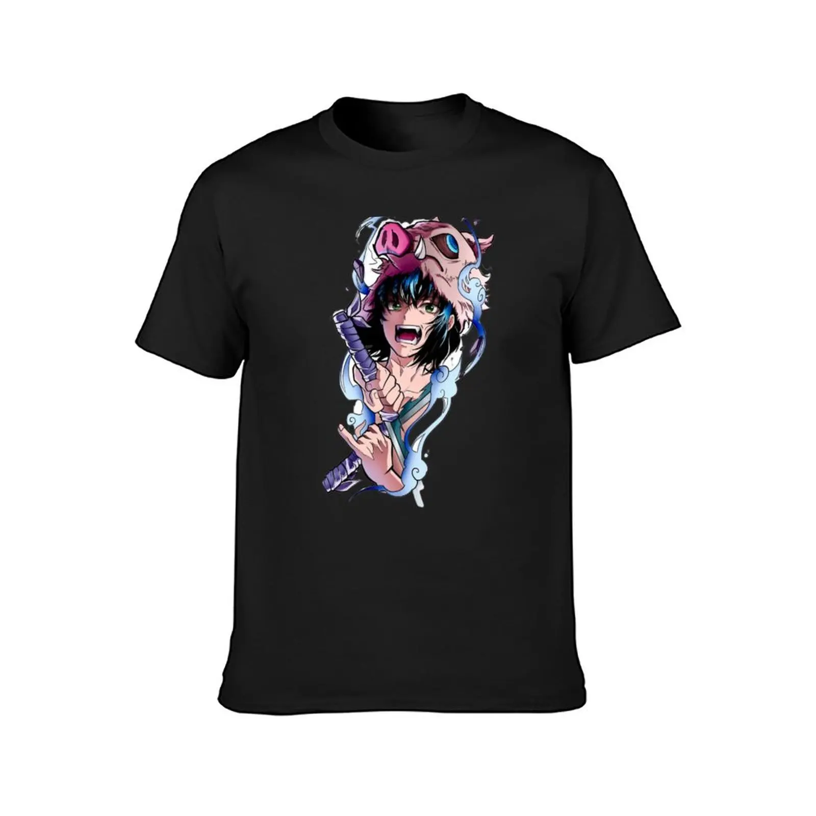 Inosuke T-Shirt customs anime mens graphic t-shirts anime