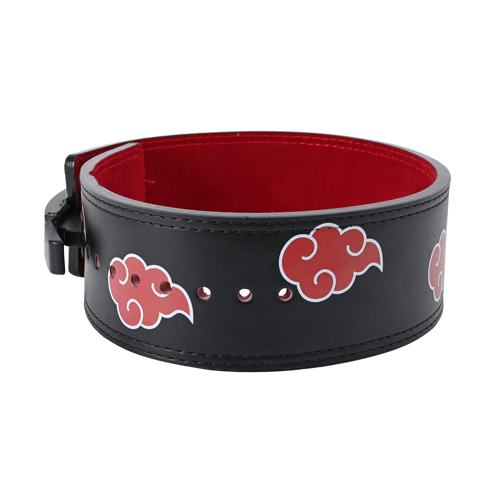 2023 Fitness Custom Logo Leather Anime Cloud Lifting Lever Gym Powerlifting 13 MM Lumber Back Weight Weightlifting Belt Men