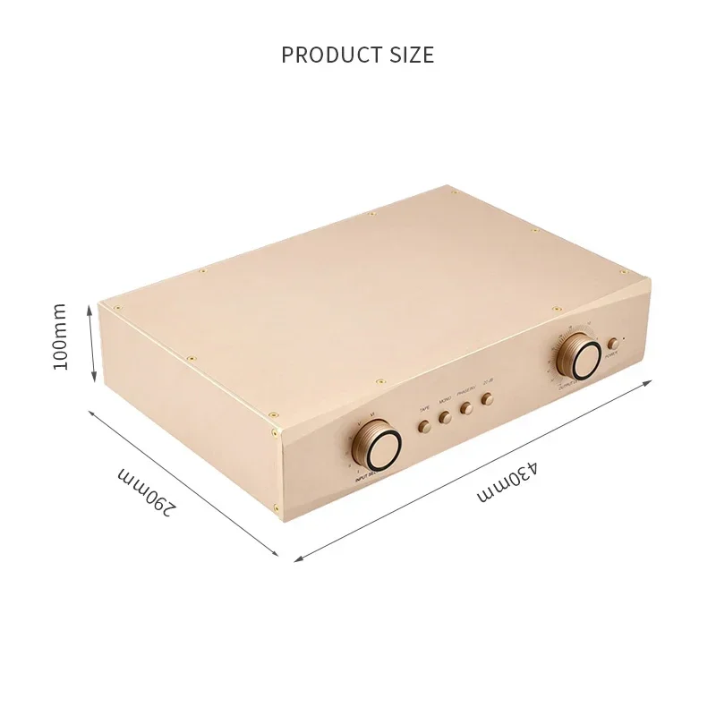 SUQIYA-FM266 MK2 Fever Amplificador de audio de escenario frontal totalmente equilibrado Referencia a la famosa línea FM suiza