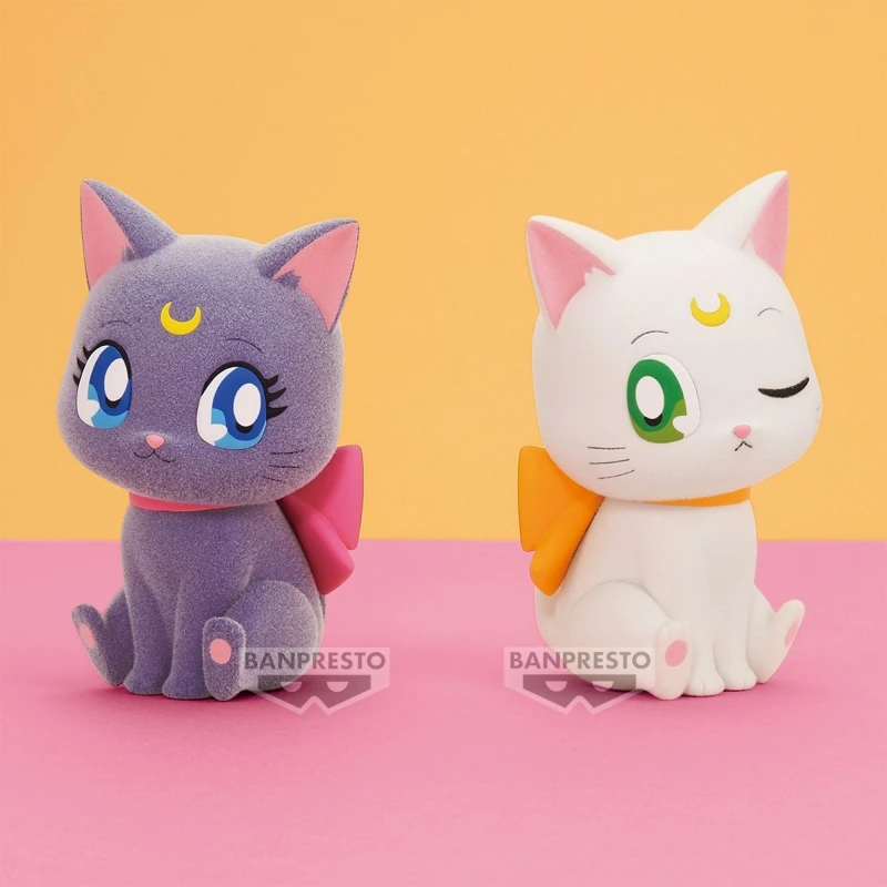 Bandai Fluffy Puffy Artemis ～ルナ／アルテミス～ビッグリボンver.Action Figure Sailor Moon Cosmos Anime Toys For Kids Gift Collectible Model