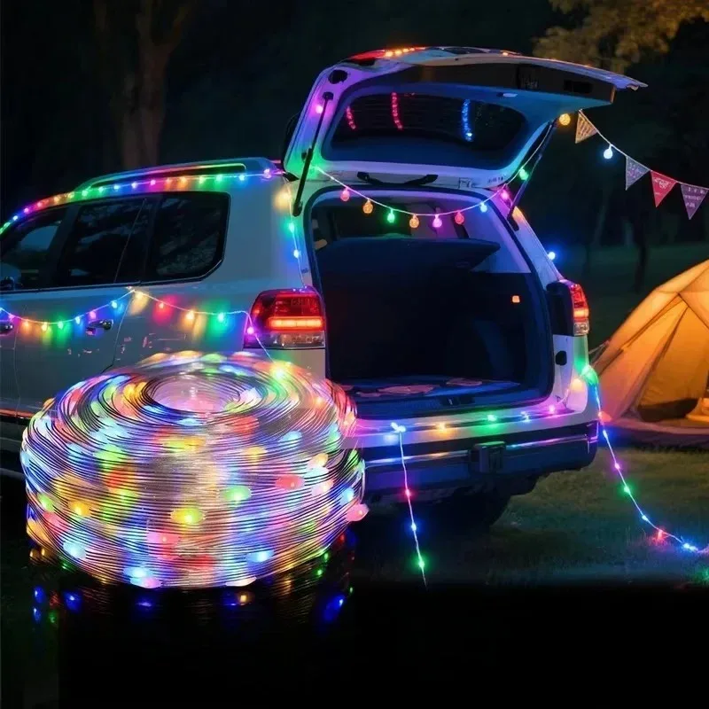DIY Smart RGB LED Lights USB Bluetooth APP Control Color Changing String Light for Home Party Decoration view 3