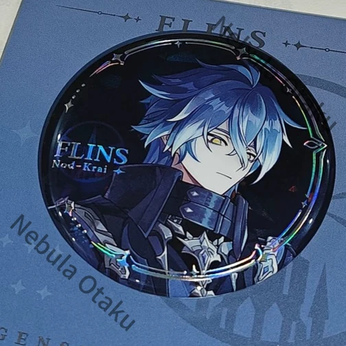 Genshin Impact Lauma Aino Kyryll Chudomirovich Flins Tinplate Badge Acrylic Standing Sign Cosplay Official Quality Goods Gifts