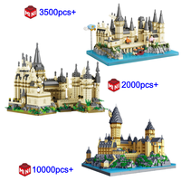 FUNXINEE Classic Movie Magic Model Mini Building Block Magic Academy Building Series Micro Brick Toys Christmas Birthday Gifts