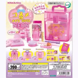 Tarlin Japan Gashapon Figure Anime Cute Miniature Miniature Cosmetics Storage Box Model Kawaii Capsule Toys Doll Decoration Gift