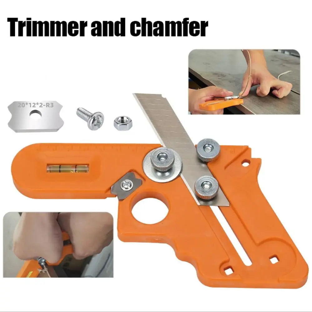 Scale Line Deburring Edge Trimmer Level High Hardness Arc Trimming Device Wear-resisting Alloy Steel Arc Manual Planer Tool DIY