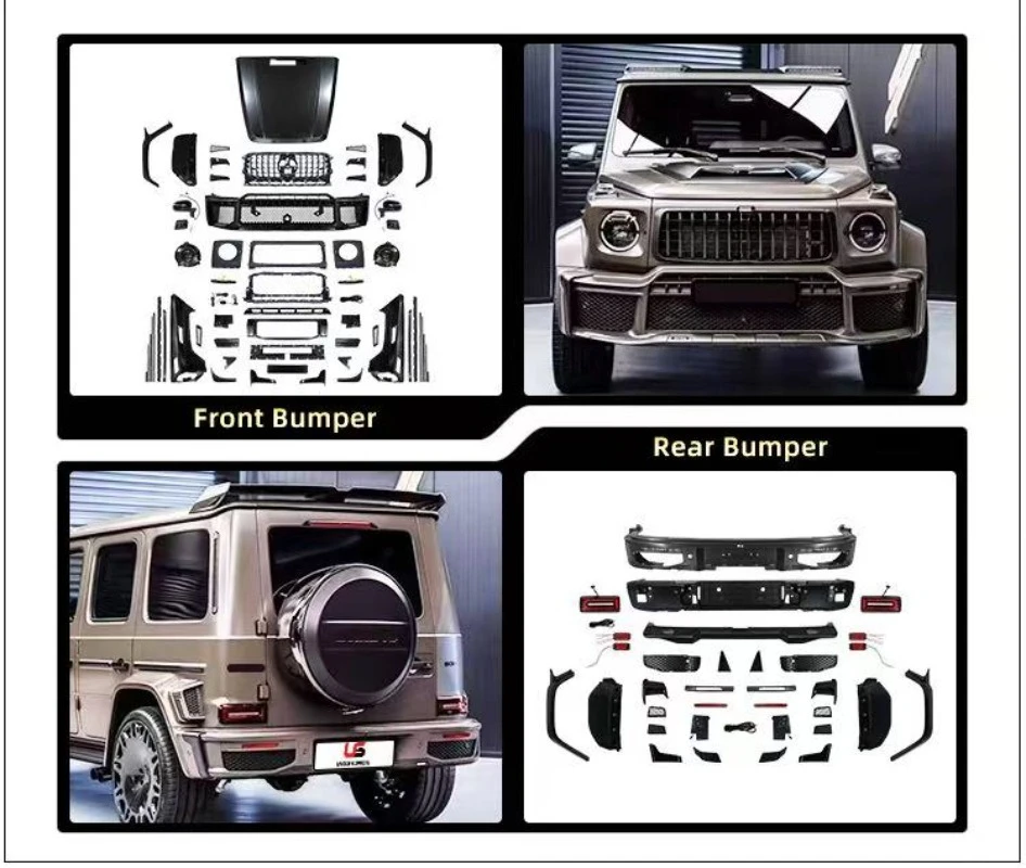 Dream Garage Perfect Modification BodyKit For Be-nz G Class W463 2004-2018 Upgrade To W465 2025+ Bra-BuS Style Hood Gril