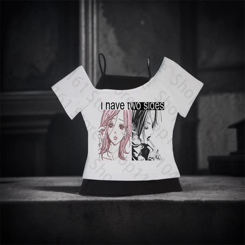 레터 프린트 그런지 빈티지 코르셋 탱크탑 베이비 티 펑크 Y2K 의류 고딕 이모 걸스 캐미솔 탑 에스테틱 여성 크롭탑